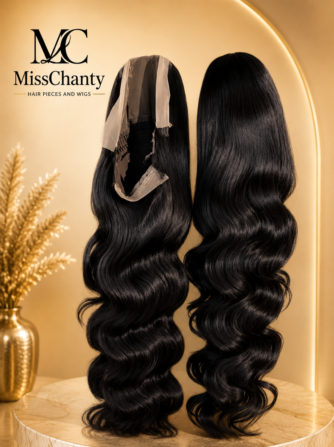 Luxe Body Wave Lace Wig – 180% Density (22 inch)